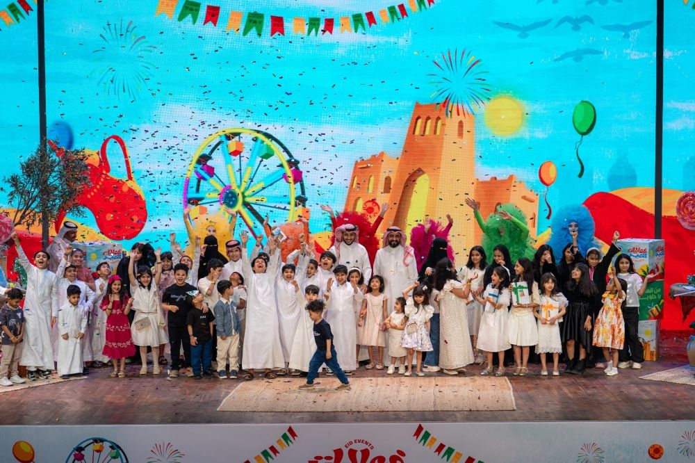 هيئة الترفيه تحتفل بعيد الفطر مع الأيتام وأبناء الشهداء في بوليفارد سيتي - اليوم