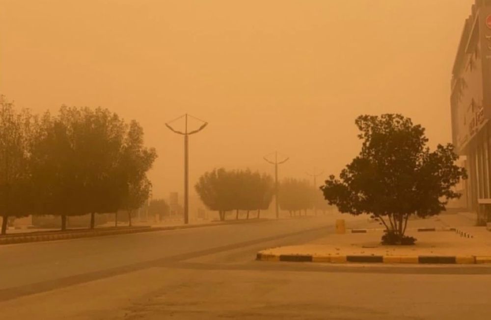 استمرار الرياح النشطة المثيرة للأتربة والغبار على أجزاء من المناطق - وكالات
