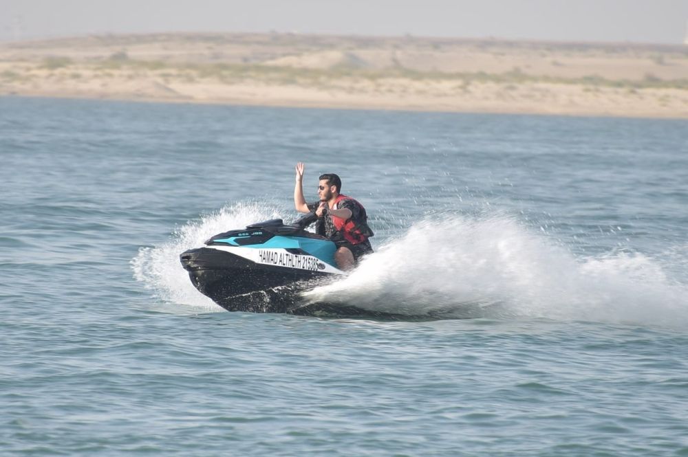 شاطئ نصف القمر في الدمام - اليوم