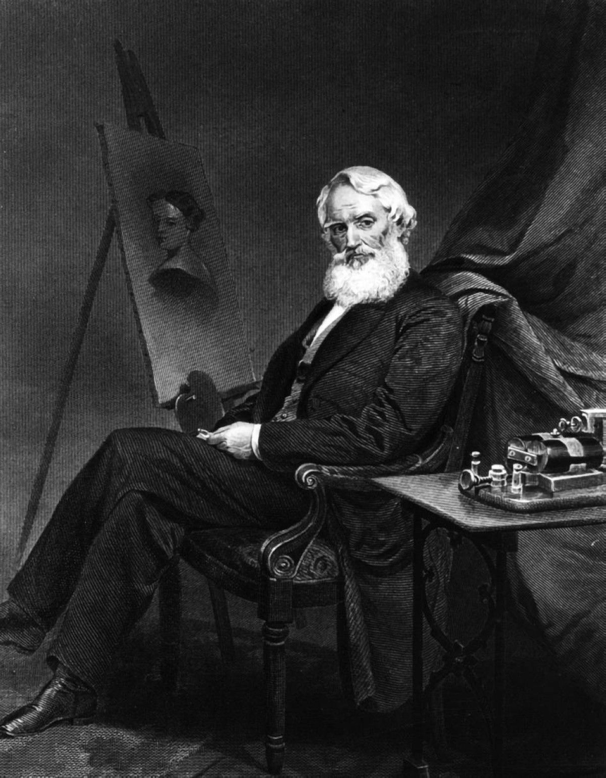 1844 مخترع التلغراف صمويل موريس يرسل أول برقية في التاريخ بين واشنطن وبالتيمور.