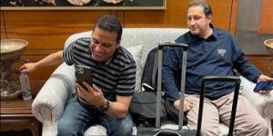استقبال رسمي لحسام البدري والجهاز الفني لأهلي طرابلس بمطار القاهرة - تليجراف الخليج