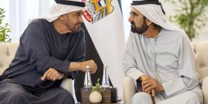 رئيس الدولة يستقبل محمد بن راشد - تليجراف الخليج