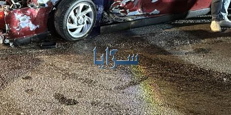 5 اصابات إثر حادث مروري على طريق جرش - عجلون في منطقة ساكب - تليجراف الخليج