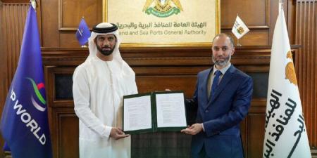 الهيئة العامة للمنافذ البرية والبحرية وموانئ دبي العالمية توقعان مذكرة تفاهم بقيمة 800 مليون دولار لتطوير ميناء طرطوس والمناطق اللوجستية في سوريا - تليجراف الخليج
