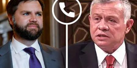 ملك الأردن ونائب الرئيس الأمريكي يبحثان هاتفيًا المستجدات في الإقليم - تليجراف الخليج