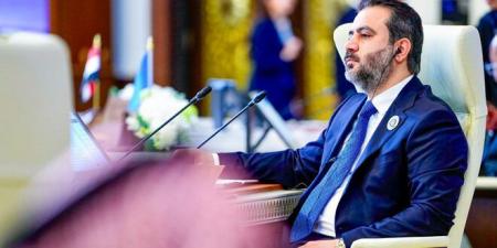 وزير الخارجية والمغتربين السيد أسعد الشيباني في كلمة سوريا خلال القمة العربية في بغداد: إن رفع العقوبات ليس نهاية المطاف، بل هو بداية طريق نأمل أن يكون معبداً بالتعاون الحقيقي - تليجراف الخليج
