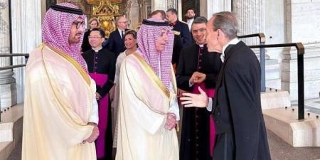 الجبير يرأس وفد المملكة في مراسم تنصيب بابا الفاتيكان الجديد - تليجراف الخليج