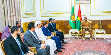 شخبوط بن نهيان آل نهيان يلتقي رئيس المرحلة الانتقالية في بوركينا فاسو - تليجراف الخليج