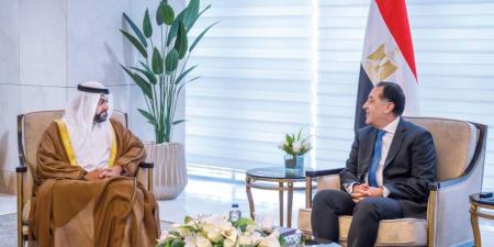 ولي عهد الفجيرة يبحث مع رئيس وزراء مصر تطوير المشاريع الاستثمارية والثقافية - تليجراف الخليج
