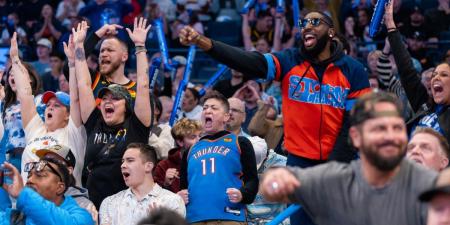 أوكلاهوما يتسلح بشغف جمهوره في نهائي "NBA" - تليجراف الخليج