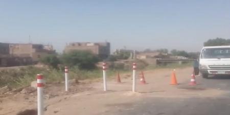 انفصال جزئي بطبان ترابي بطريق إدفو – الأقصر الزراعي الغربي - تليجراف الخليج
