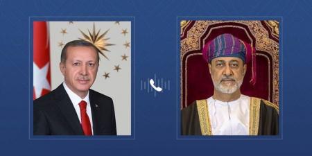 سلطان عمان والرئيس التركي يبحثان هاتفيا المستجدات في المنطقة - تليجراف الخليج