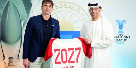 بدر أحمد: 3 مؤشرات تجعل تعاقد الشارقة مع ميلوش صفقة ناجحة - تليجراف الخليج