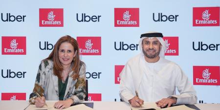 مذكرة تفاهم بين طيران الإمارات و"أوبر" للارتقاء بتجربة المسافرين - تليجراف الخليج