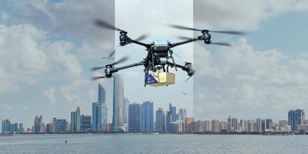 إجراء أول تجربة لتوصيل الطرود بطائرة درون في أبوظبي - تليجراف الخليج