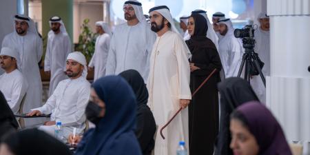 محمد بن راشد يزور أكاديمية الاقتصاد الجديد ويشهد جانباً من برنامج "الثقافة المالية للأسرة - تليجراف الخليج