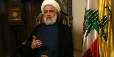 نعيم قاسم: لن نكون جزءاً من شرعنة الاحتلال في لبنان ولن نقبل بالتطبيع - تليجراف الخليج