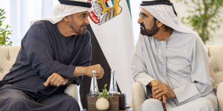 رئيس الدولة يستقبل محمد بن راشد - تليجراف الخليج