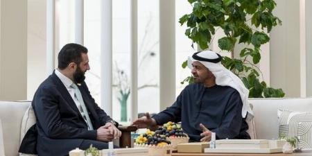 محمد بن زايد يبحث مع الرئيس السوري تعزيز التعاون الاقتصادي والتنمية المشتركة - تليجراف الخليج