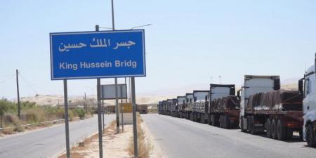 الأردن يستأنف إرسال القوافل الإغاثية إلى قطاع غزة - تليجراف الخليج