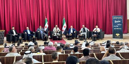 محافظ حلب يبحث مع أهالي منبج القضايا الخدمية والمعيشية - تليجراف الخليج