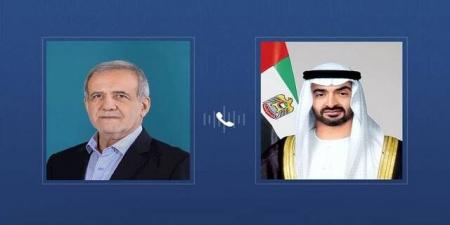 محمد بن زايد والرئيس الإيراني يبحثان العلاقات الثنائية والتطورات الإقليمية - تليجراف الخليج