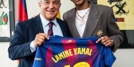 برشلونة يمنح رقم 10 ليامال - تليجراف الخليج