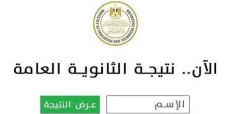 رابط نتيجة الثانوية العامة 2025.. كل ما تحتاج معرفته لحظة بلحظة - تليجراف الخليج