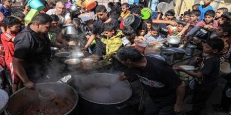 الأطفال في غزة يبحثون عن الطعام وسط النفايات بسبب الجوع الشديد - تليجراف الخليج