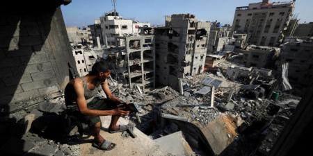 استشهاد 12 فلسطينيا بقصف إسرائيلي لمخيم يؤوي عائلات نازحة بغزة - تليجراف الخليج
