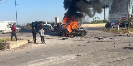شهيد جرّاء قصف الاحتلال مركبة قضاء صور جنوب لبنان - تليجراف الخليج