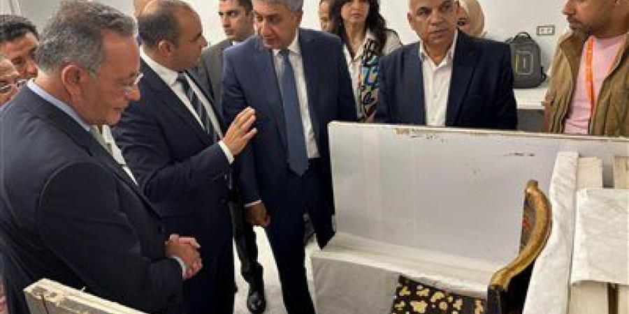 استعدادا للافتتاح..المتحف المصري الكبير يستقبل 163 قطعة من كنوز توت عنخ آمون - تليجراف الخليج