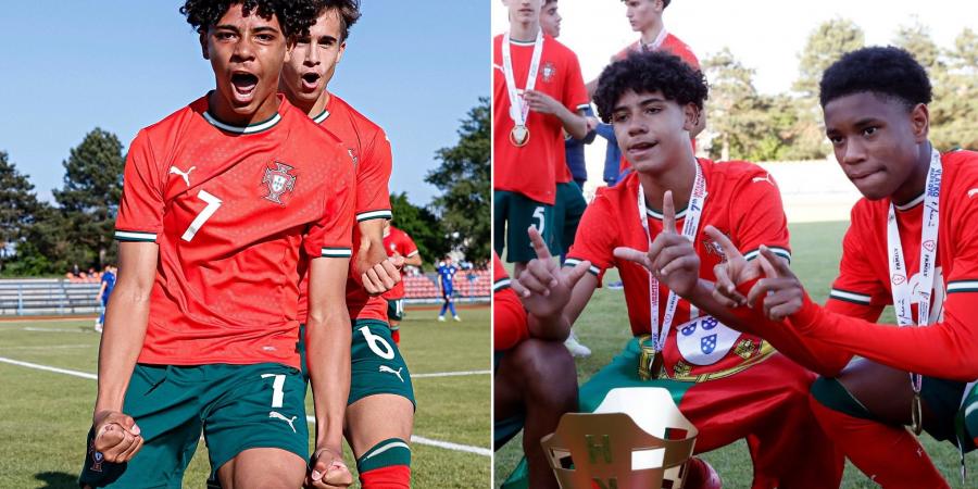 كيف احتفل ابن رونالدو بأول أهدافه مع منتخب البرتغال (فيديو) - تليجراف الخليج
