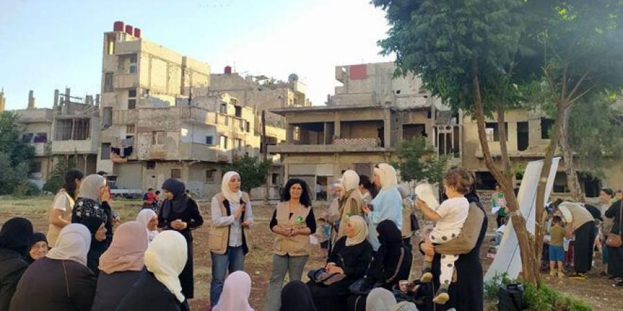 أنشطة اجتماعية ترفيهية لفريق عاصمة السلام في حي الخالدية بحمص - تليجراف الخليج