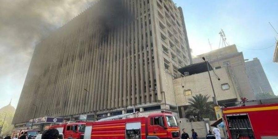 مصر.. 14 مصاباً في حريق "سنترال رمسيس" بوسط القاهرة - تليجراف الخليج