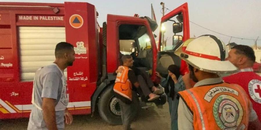 توقف جميع مركبات الدفاع المدني عن العمل في محافظتي غزة والشمال - تليجراف الخليج